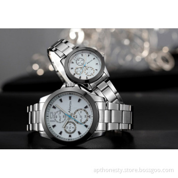 His-and-Hers Quartz Watch with Luminous Apt-W0820